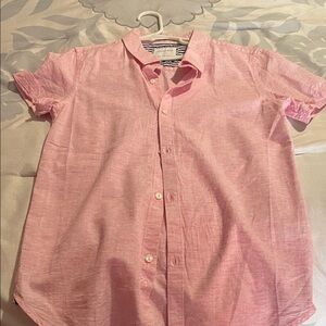 Cactus Soft Pink Kids Button Down Shirt